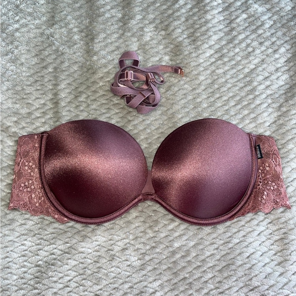 VS PINK Date Plunge Pushup Multiway Bra